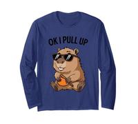 Funny Groundhog OK I Pull Up Sunglasses Long Sleeve T-Shirt