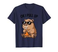 Funny Groundhog OK I Pull Up Sunglasses T-Shirt