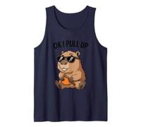 Funny Groundhog OK I Pull Up Sunglasses Tank Top
