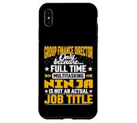 Funny Group Finance Director Manager Executive Job Title Case for iPhone XS Max