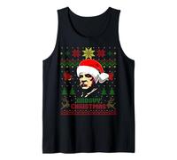 Funny Grover President Cleveland Christmas Parody Holiday Tank Top