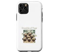Funny Grumble Of Pugs Grumpy Pug Dog Lover Case for iPhone 11 Pro