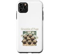 Funny Grumble Of Pugs Grumpy Pug Dog Lover Case for iPhone 11 Pro Max
