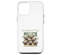 Funny Grumble Of Pugs Grumpy Pug Dog Lover Case for iPhone 12/12 Pro