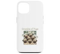 Funny Grumble Of Pugs Grumpy Pug Dog Lover Case for iPhone 13