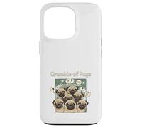 Funny Grumble Of Pugs Grumpy Pug Dog Lover Case for iPhone 13 Pro