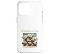 Funny Grumble Of Pugs Grumpy Pug Dog Lover Case for iPhone 16 Pro