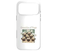 Funny Grumble Of Pugs Grumpy Pug Dog Lover Case for iPhone 17 Pro Max