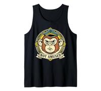 Funny Grumpy Animal Monkey Design Gift for Men Women Kids Tank Top