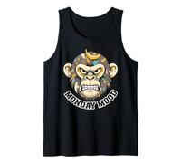Funny Grumpy Animal Monkey Design Gift for Men Women Kids Tank Top