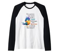 Funny Grumpy Bird Graphic Lazy Quote Procrastinator Raglan Baseball Tee