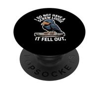 Funny Grumpy Bird I Don’t Have A Screw Loose Humor Women MEn PopSockets Adhesive PopGrip