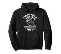 Funny Grumpy Bird I Don’t Have A Screw Loose Humor Women MEn Pullover Hoodie