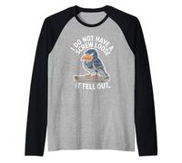 Funny Grumpy Bird I Don’t Have A Screw Loose Humor Women Men Raglan Baseball Tee