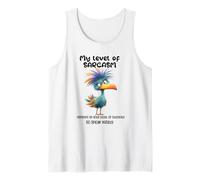 Funny Grumpy Bird Witty Quote Sarcastic Gift for Men Women Tank Top