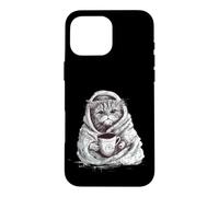 Funny Grumpy Coffee Cat Kitty Owner Gift for Girls Men Women Case for iPhone 16 Pro Max