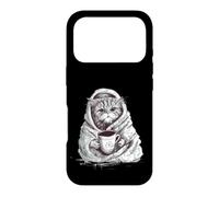 Funny Grumpy Coffee Cat Kitty Owner Gift for Girls Men Women Case for iPhone 17 Pro