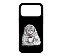 Funny Grumpy Coffee Cat Kitty Owner Gift for Girls Men Women Case for iPhone 17 Pro Max