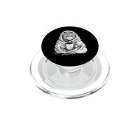 Funny Grumpy Coffee Cat Kitty Owner Gift for Girls Men Women PopSockets PopGrip for MagSafe