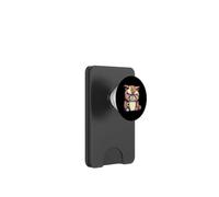 Funny Grumpy Coffee Cat Kitty Owner Gift for Girls Men Women PopSockets PopWallet for MagSafe