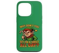 Funny Grumpy Elf Christmas Apparel Seniors and Holiday Humor Case for iPhone 13 Pro