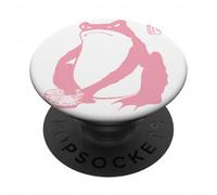Funny Grumpy Frog Japanese Art Unamused Meme PopSockets Adhesive PopGrip