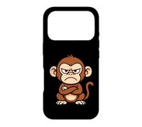 Funny Grumpy Monkey Animal Design Gift for Men Women Kids Case for iPhone 17 Pro