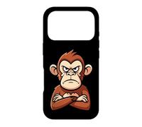 Funny Grumpy Monkey Animal Design Gift for Men Women Kids Case for iPhone 17 Pro