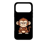 Funny Grumpy Monkey Animal Design Gift for Men Women Kids Case for iPhone 17 Pro Max