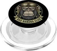 Funny Grumpy Monkey Animal Design Gift for Men Women Kids PopSockets PopGrip for MagSafe