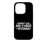 Funny Grumpy Old Air Force Veteran RAF British Military Case for iPhone 14 Pro