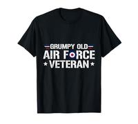 Funny Grumpy Old Air Force Veteran RAF British Military T-Shirt