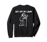 Funny Grumpy Old Man Get Off My Lawn For Seniors Sweatshirt