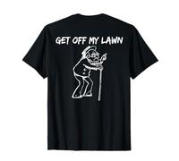 Funny Grumpy Old Man Get Off My Lawn For Seniors T-Shirt
