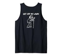 Funny Grumpy Old Man Get Off My Lawn For Seniors Tank Top
