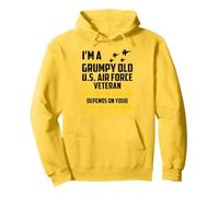 Funny Grumpy Old US Air Force Veteran Retired USAF Vet Pullover Hoodie