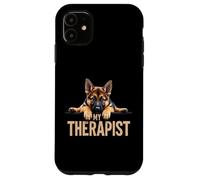 Funny GSD Shep Puppy My Therapist German Shepherd Dog Case for iPhone 11