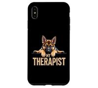 Funny GSD Shep Puppy My Therapist German Shepherd Dog Case for iPhone XS Max