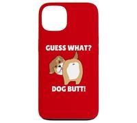 Funny Guess What Dog Butt! Funny Design Case for iPhone 13