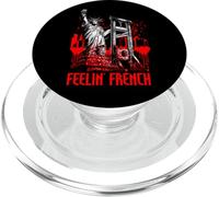 Funny Guillotine Feelin French Revolution Humor Vintage PopSockets PopGrip for MagSafe