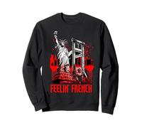 Funny Guillotine Feelin French Revolution Humor Vintage Sweatshirt