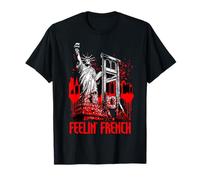 Funny Guillotine Feelin French Revolution Humor Vintage T-Shirt