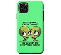 Funny Guilty Alien Duo Humor Apparel Just Remember Sayings Case for iPhone 11 Pro Max
