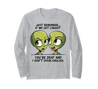 Funny Guilty Alien Duo Humor Apparel Just Remember Sayings Long Sleeve T-Shirt