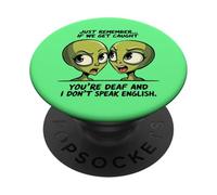 Funny Guilty Alien Duo Humor Apparel Just Remember Sayings PopSockets Adhesive PopGrip