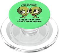 Funny Guilty Alien Duo Humor Apparel Just Remember Sayings PopSockets PopGrip for MagSafe