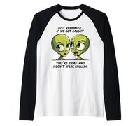 Funny Guilty Alien Duo Humor Apparel Just Remember Sayings Raglan Baseball Tee