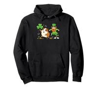 Funny Guinea Pig Clover St Patricks Day Womens Mens Kids Pullover Hoodie