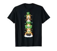 Funny Guinea Pig Clover St Patricks Day Womens Mens Kids T-Shirt
