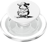 Funny Guinea Pig Cowboy Western Country Guinea Pig PopSockets PopGrip for MagSafe